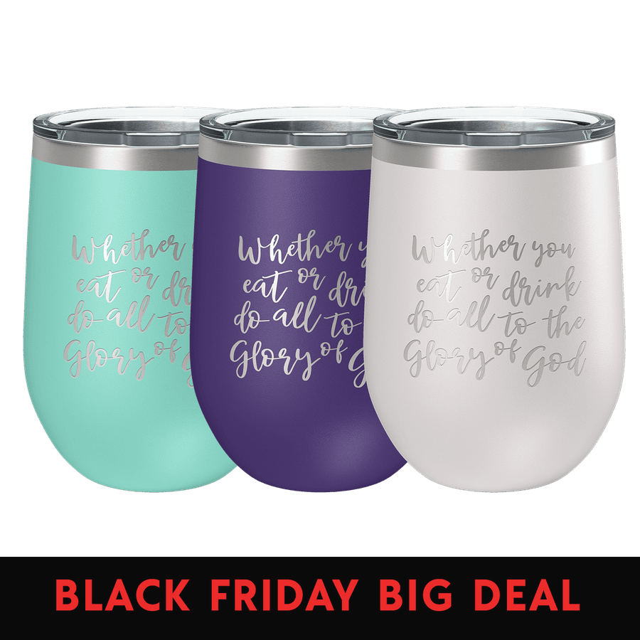 Black Friday Whether You Eat or Drink 12oz Insulated Tumbler